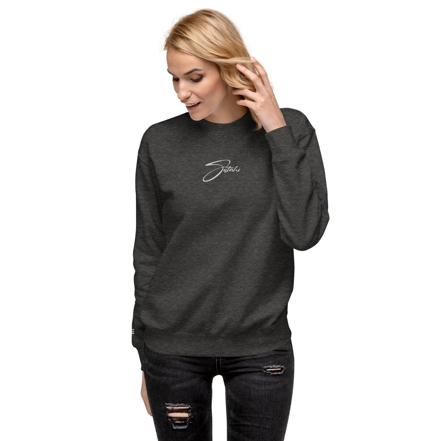 Satoshi - Gestickt - Unisex Sweatshirt