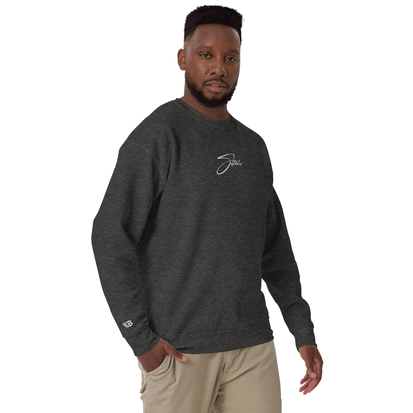 Satoshi - Gestickt - Unisex Sweatshirt