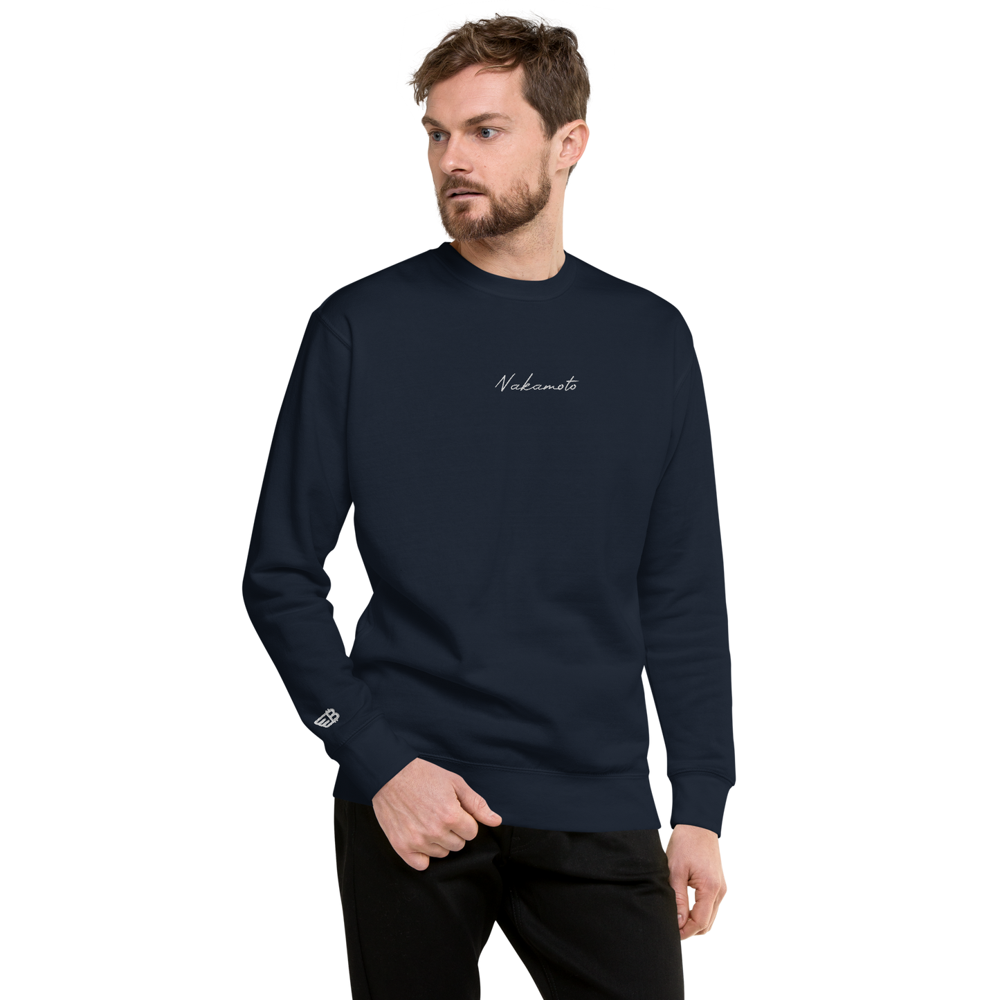 Nakamoto - Gestickt - Unisex Sweatshirt