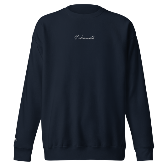 Nakamoto - Gestickt - Unisex Sweatshirt