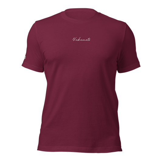 Nakamoto - Gestickt - Unisex t-shirt